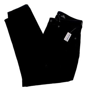 Old Navy Curvy O.G. straight high rise black jeans size 12 NWT
